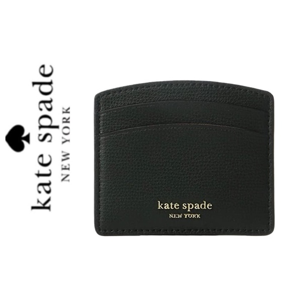 kate spade Handbags - NWT Kate Spade leather card wallet black